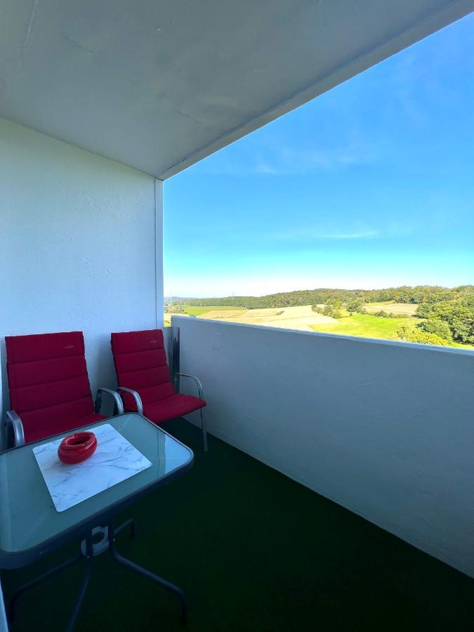 Stilvolles Apartment Mit Laendlichem Ausblick Hattingen Luaran gambar