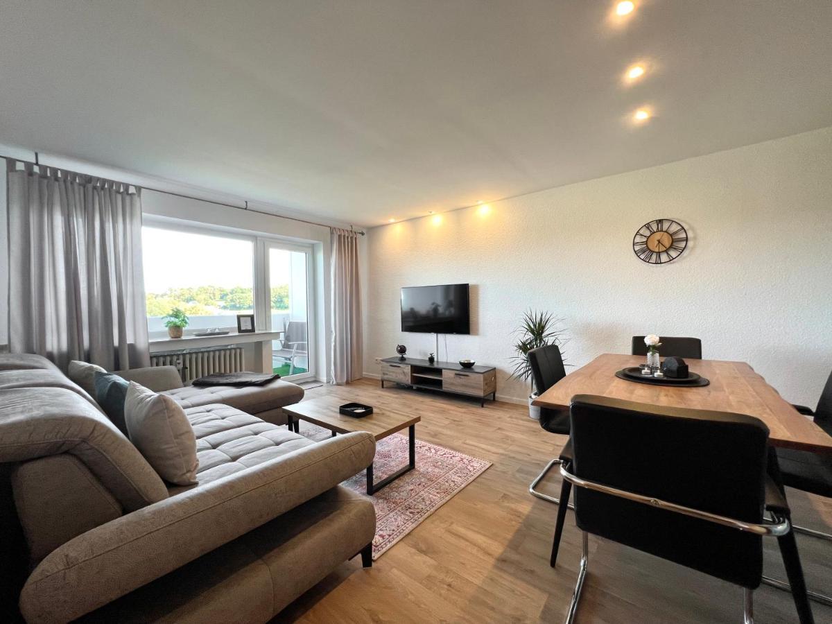 Stilvolles Apartment Mit Laendlichem Ausblick Hattingen Luaran gambar